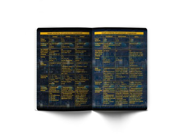 Тетрадь со справочным материалом Эволюция, глянцевая ламинация, A5+ 48 л. на скобе 65 г/м², белизна 100%, 10 шт, клетка, 00884 Химия, Светоч 48Т5