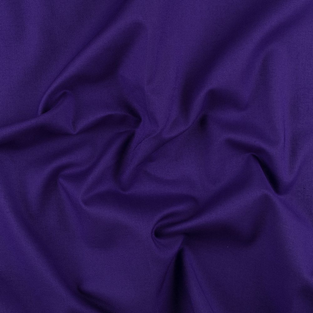 Ткань для пэчворка Peppy Краски жизни Люкс, рулон 112 см / 5 метров, 19-3638 т.фиолетовый, Peppy