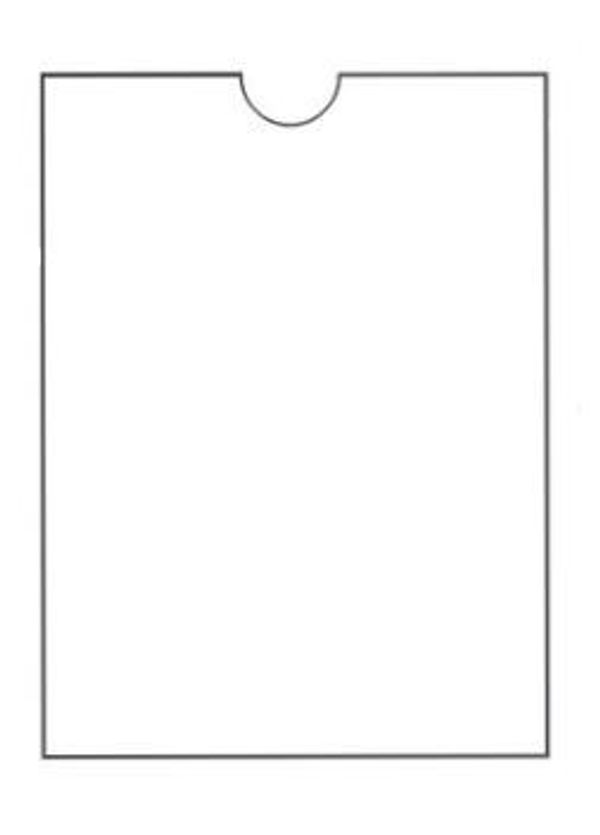 Пакет ПВД 45х70 см, 25 мкр, прямоугольный, отверстие, 100 шт М