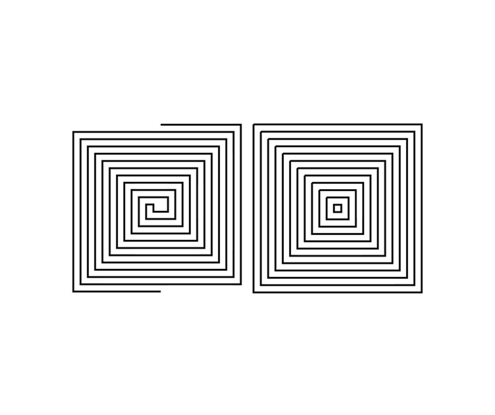 Шаблон HQ Quadratspiralen Schablone (13" x 24"), HG00300, Handi Quilter, 1 шт