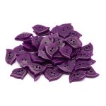 Пуговицы детские Птичка 35L (22мм), пластик (лиловый (светло-сиреневый)), 50 шт, Б30(3.02-1472-22)