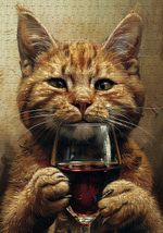 Пазл 500 элементов, Пушистый сомелье, Фрея PZL-500/58