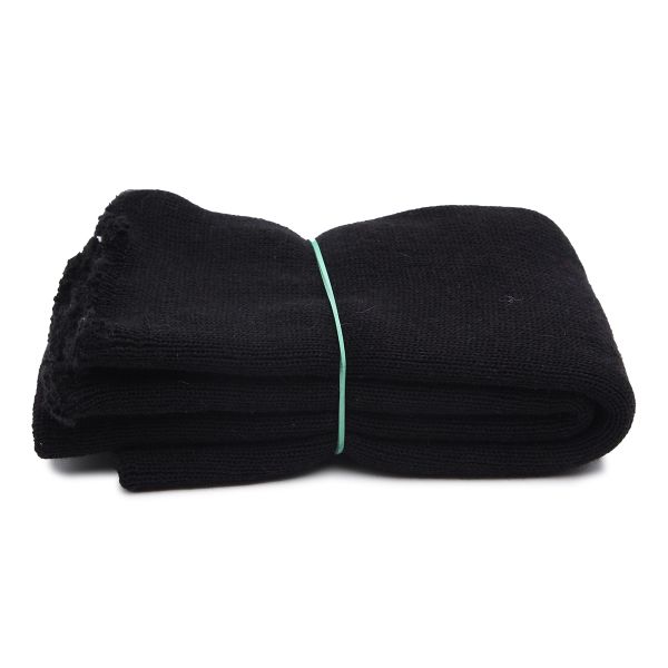 Манжеты трикотажные рукава 8.5 см / 30 см, 1 пара, плотные 3/4, 14 кл, 1х1, без шва, 004 черный