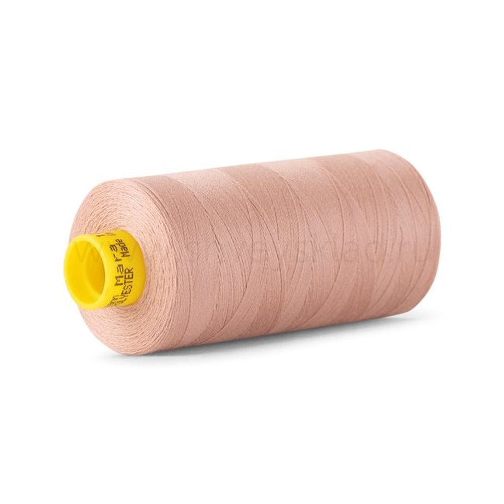 Нитка универсальная Gutermann Mara 120/2, 1000 м, 700207, 991 розово-бежевая пудра, 1 шт