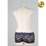 Кружево эластичное (стрейч) L838 180мм цв.06 т.синий, 25 м, Kruzhevo