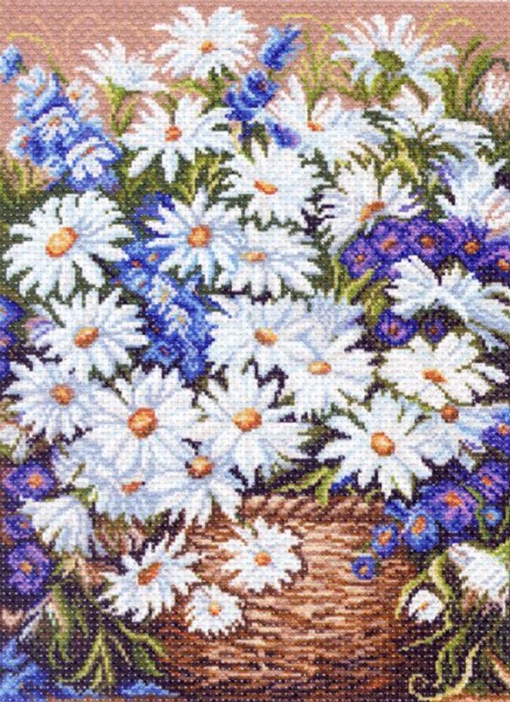Рисунок для вышивания Матренин Посад (канва), 37х49 -1323 Ромашки, композиция