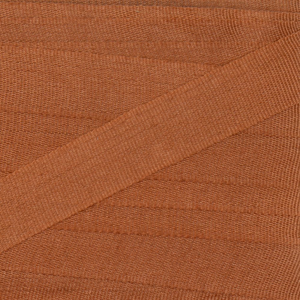 Лента (тесьма) шелковая 7.0 мм / 45.5±0.5 метров, №052 т. бежевый, Gamma SR-7