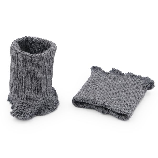 Манжеты трикотажные 8.5х9.5 см, 1 пара, плотные, 161/м св.маренго