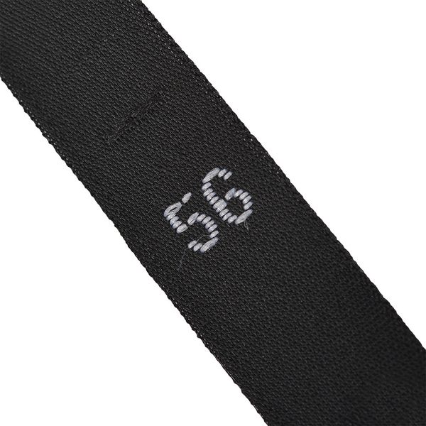 Этикетка-размерник жаккардовая тафта, размер 56 черный 10х32 мм, 500 шт