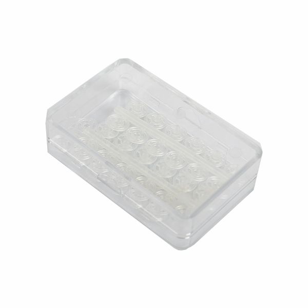 Кнопка пришивная пластик ⌀7 мм, 24 шт, белый, KOH-I-NOOR 11 (MIA1020 №1/2)