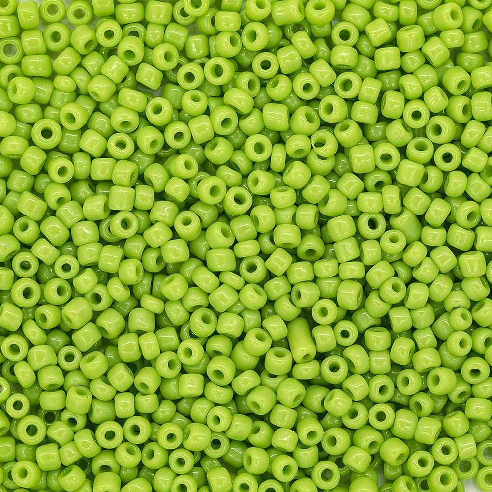 Бисер Astra&Craft 11/0 (2.1 мм), 200 г (10х20 г), цв. 44 салат/непрозрачный