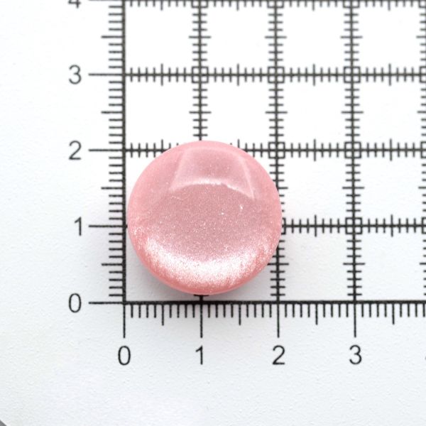 Пуговица на ножке 32L=20мм, пластик, CR P-45, col.16 розовый, 72 шт