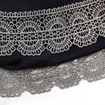 Кружево гипюр (плетёное) 45 мм, диз.2500 цв.E6815 серый уп.13.71м, Kruzhevo