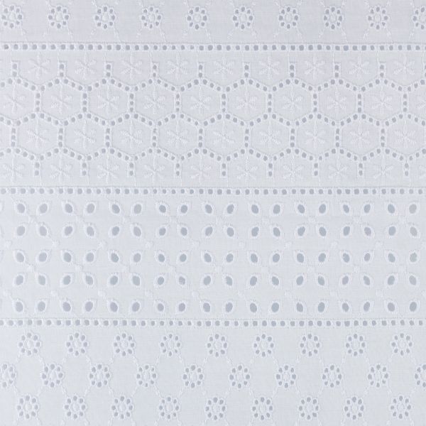 Ткань шитьё (прошва) 150х135 см, белый, Gamma YFAS-981