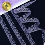 Кружево отделочное в стиле "трикотаж" 12 мм 150-2, цв.3 сиреневый, 9.14м