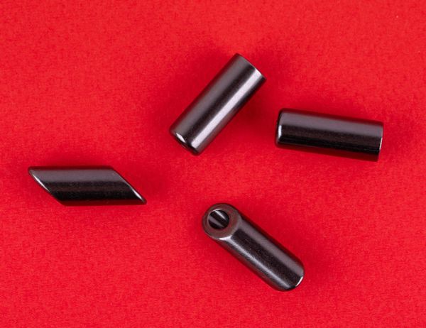 Наконечник для шнура металл 22х7 мм, 20 шт, №06 под черный никель, Gamma GB 1654