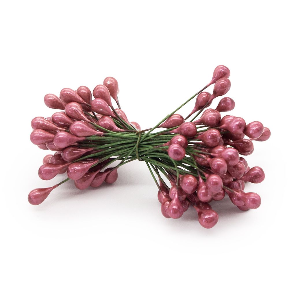 Тычинки для искусственных цветов 0,5х6см (вес 50гр ±3 гр) (коричневый)