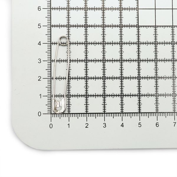Булавки английские l=44 мм, никель, 1000 шт, С-17