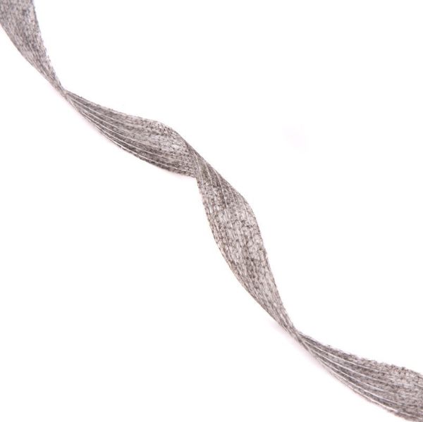 Лента клеевая нитепрошивная по долевой 45 г/м², 10 мм, точечный клей PA+PES, 100 метров, серый, L4YP44, Danelli, OEKO-TEX®