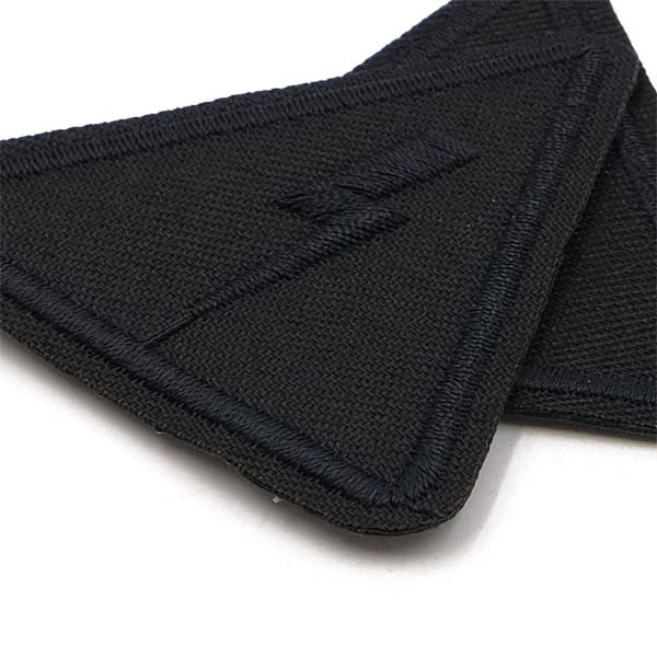 Термоаппликация Треугольник, джинс, 55х55 мм, LA410, 4 шт