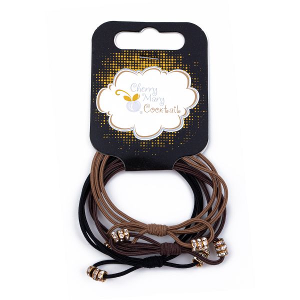 Набор резинок для волос, 15 шт, №01 ассорти, Cherry Mary VR07070