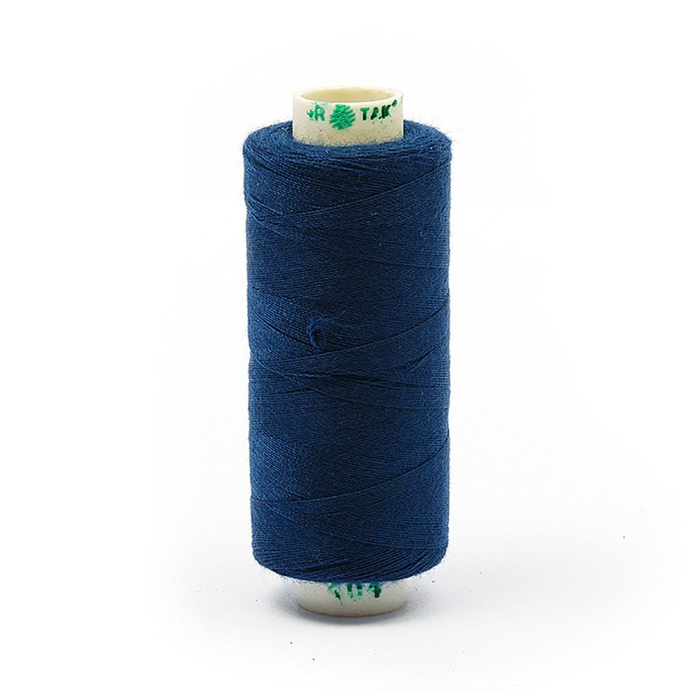 Нитки швейные бытовые Dor Tak 40/2, 366 м / 10 кат., 404 синий