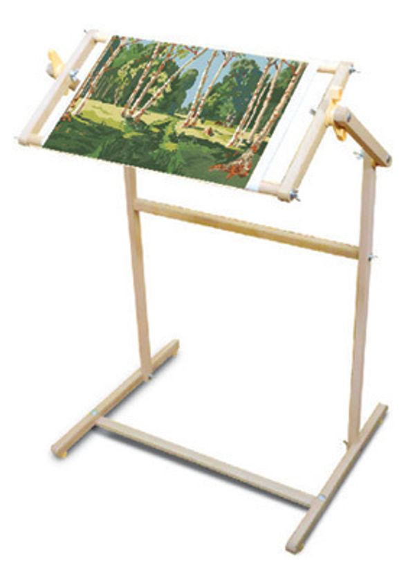 Пяльца напольные 53х30 см, Зигзаг. бук, Gamma PRZ