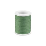 Лента (тесьма) шелковая 2.0 мм / 45.5±0.5 метров, №182 зеленый, Gamma SR-2