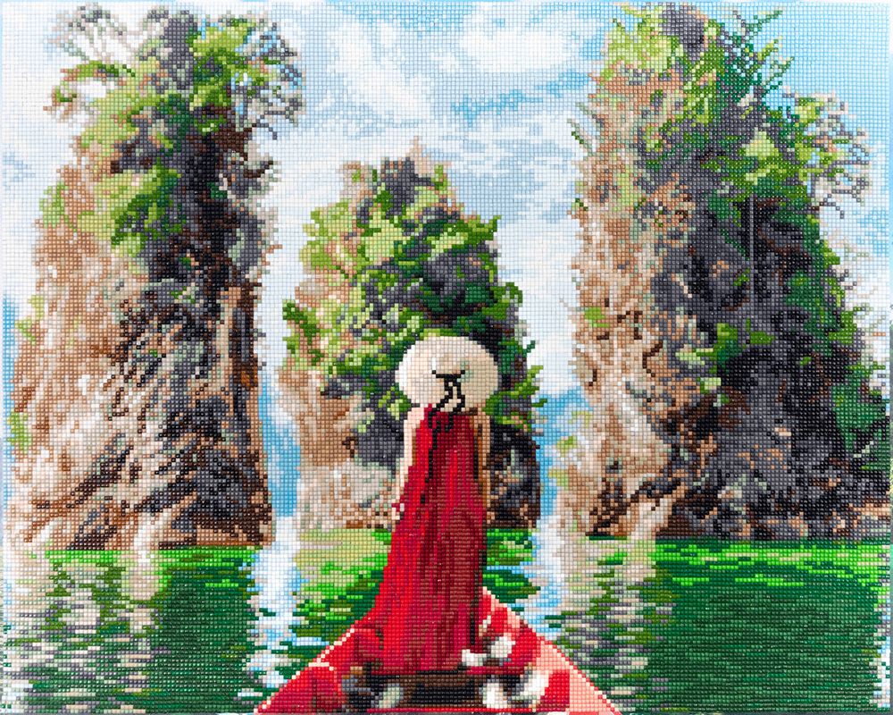 Алмазная (кристальная) мозаика Фрея, Навстречу тайне 50х40 см