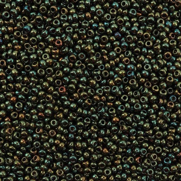 Бисер Preciosa металлик terra 10/0 (2.3 мм), круг.отв., 50 г, (19155)