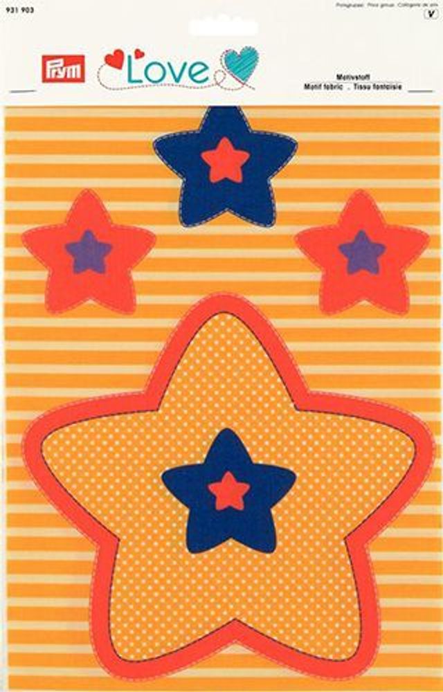 Ткань с рисунком Звезда, Prym Love 2 шт
