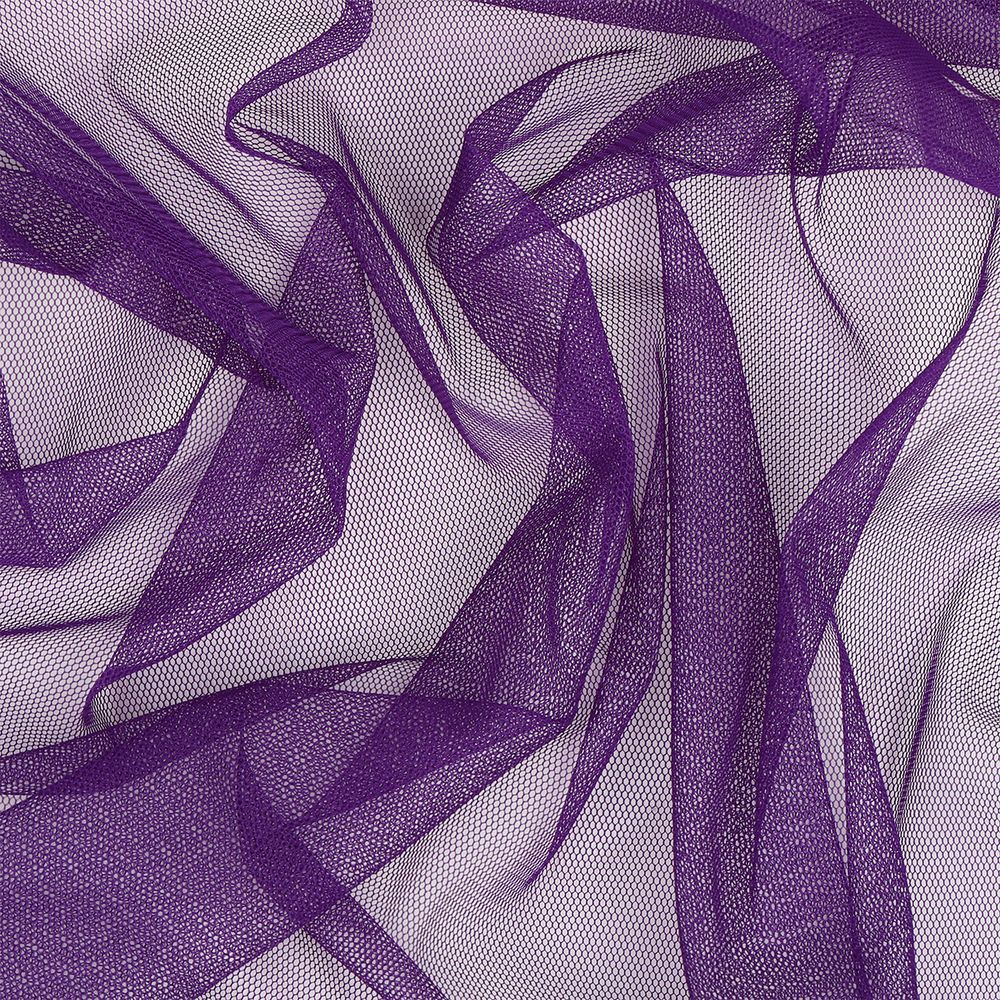 Сетка бельевая эластичная матовая 40 г/м², шир.150 см / 10 метров, 72 фиолетовый /TL.72/10/