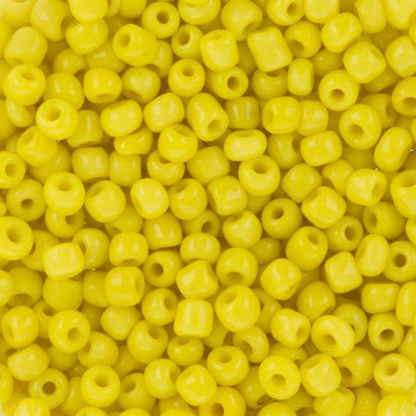 Бисер Zlatka 11/0 (2.1 мм), 100 г (10х10 г), №0042 желтый, GR