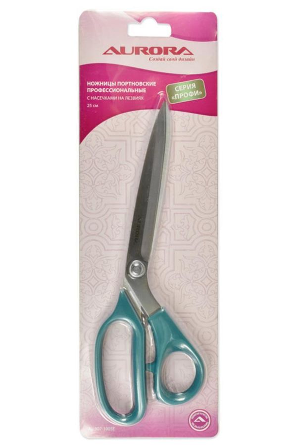Ножницы закройные (портновские) 25 см, Профи с защитным колпачком, AU 907-100SE, Aurora, 1 шт