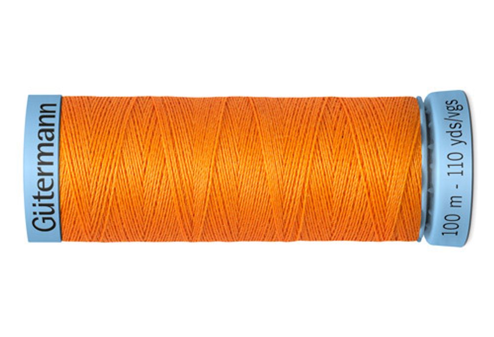Нитки шелковые Gutermann Silk S303, 100м, 350 св.оранжевый, 5 катушек
