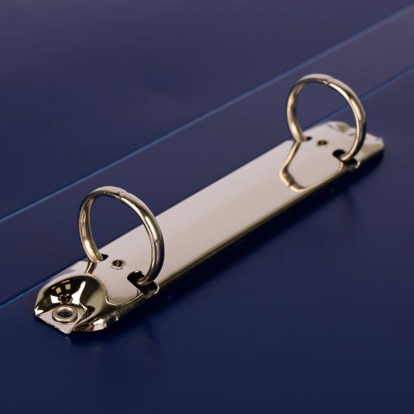 Папка на 2 О-кольцах A4 700 мкм 25 мм, 4 шт, d-20 мм, синий new EC211300102, Expert Complete