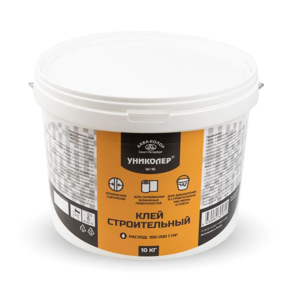 Клей строительный GC-10, 10 кг, Униколер, GC-10
