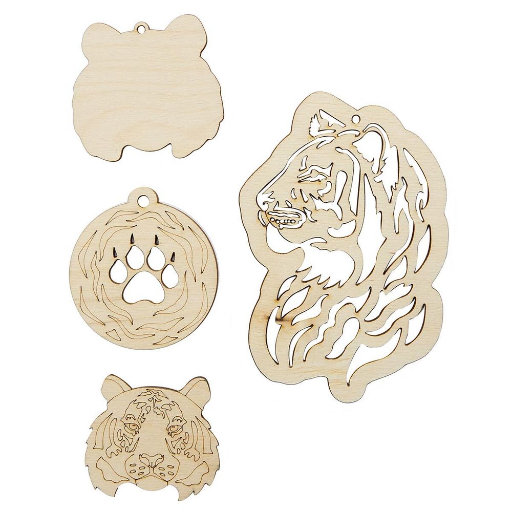 Заготовка для декорирования Набор № 2 Тигры, 3 шт Astra&amp;Craft