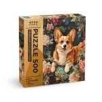 Пазл. Премиальная коллекция 500 элементов, TOP-PZL-500/01 Корги в цветочном саду, Фрея
