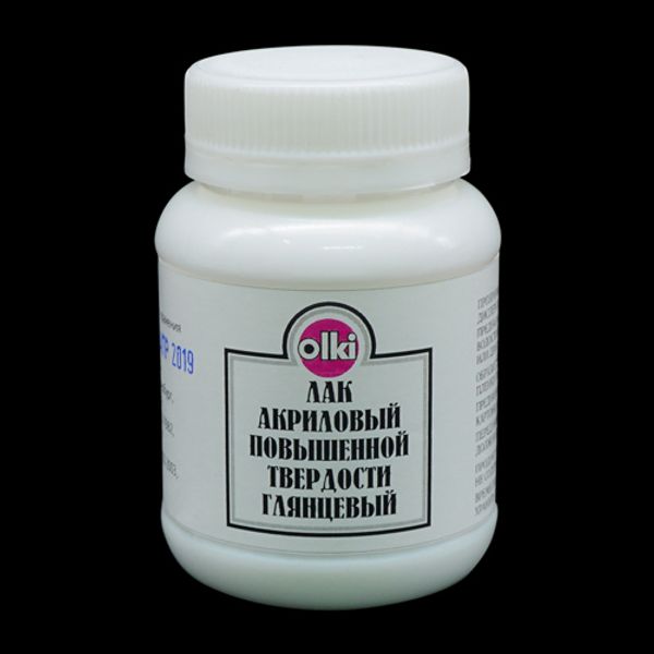 Лак акрил. глянцевый повыш. твердости 100мл 4838