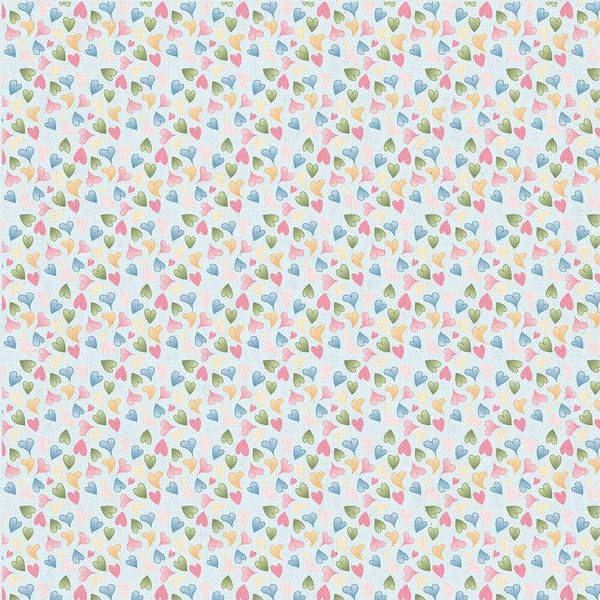 Ткань для пэчворка Peppy Нежная история, рулон 112 см / 5 метров, НИ-26 голубой, Peppy