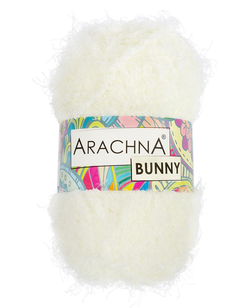 Пряжа Arachna Bunny / уп.5 мот. по 100г, 110м, 73 молочный