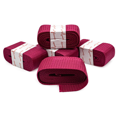 Стропа (ременная лента) 50 мм / 5х2.5 метра, толщ. 1.0 мм, [28 г/пог.м], 100% п/э, 23 бордо /TOS/