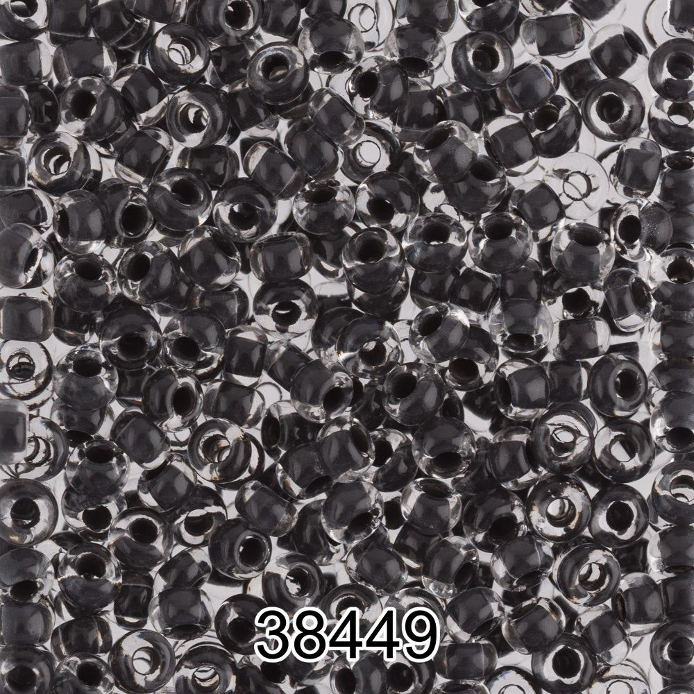 Бисер Preciosa круглый 10/0, 2.3 мм, 500 г, 38449 (Ф228) черный