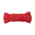 Тесьма отделочная вязаная 10 мм / 10 метров, рис 9254, красный/золото, С3729г17/1