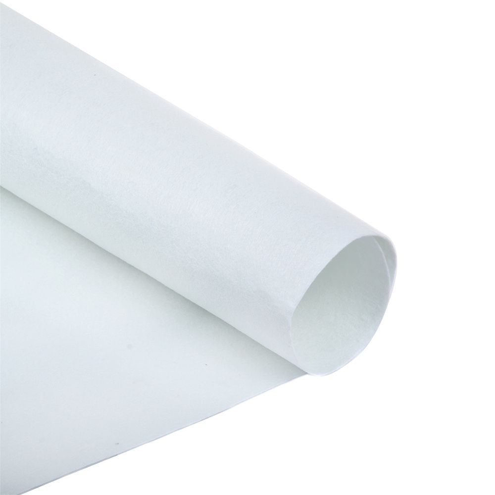 Фетр рулонный полужесткий 1.0 мм, 100 см, рул. 10м, цв.660 белый, Ideal