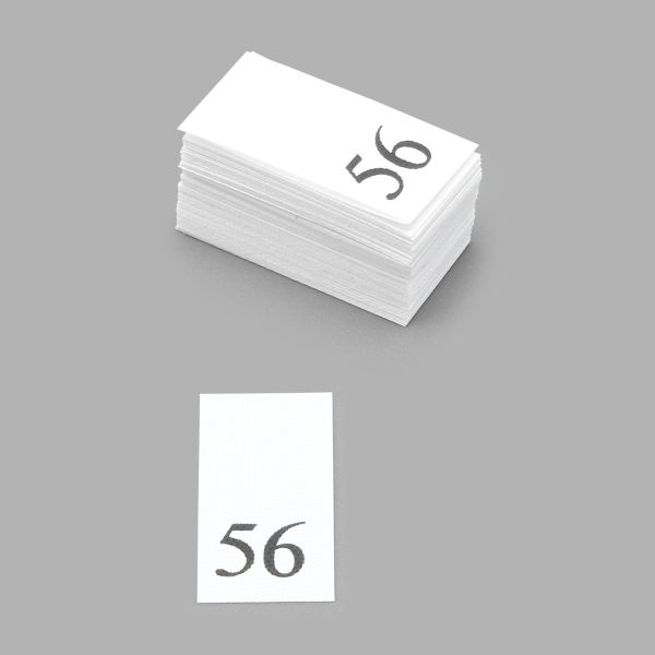 Этикетка-размерник, белый, 10х20 мм, 100 шт, 56