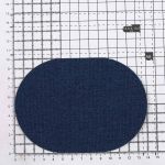 Термозаплатка, джинс, 100x140мм (индиго (blue3)), AZ07, 2 шт