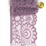 Кружево эластичное (стрейч) 90мм YSTL00839/N, цв.L620 морской туман уп.25м, Kruzhevo