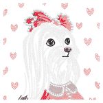 Алмазная (кристальная) мозаика Фрея ALBP-306, постер Леди, 30х30 см